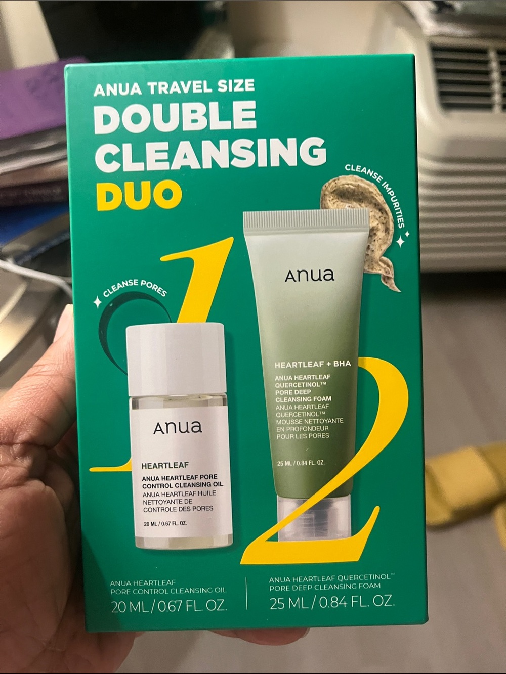 Anua Double Cleansing Duo set